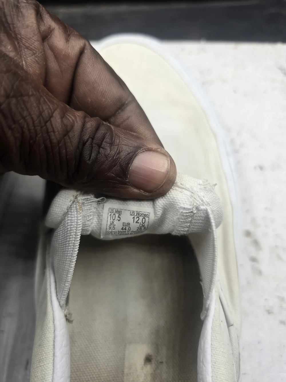 Vans Classic Slip-On Canvas Sneakers - Off-White